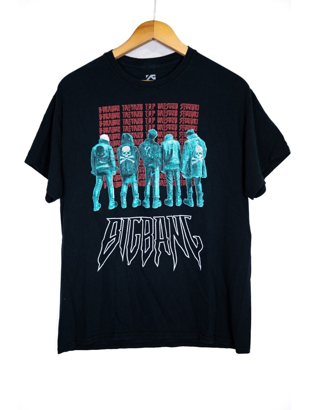 Big Bang Hip-Hop Rap T-Shirt Concert - YG Entertainment - Men's M